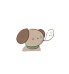 ゆるめのいぬ（個別スタンプ：6）