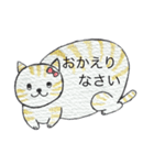 猫の手描きスタンプ（個別スタンプ：8）