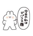 メイクするうさちゃん（個別スタンプ：11）