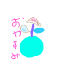かわいいりんごのスタンプ（個別スタンプ：6）