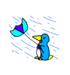 ペンギンのお天気（個別スタンプ：8）