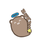 何も考えてなさそうで何も考えてないくま（個別スタンプ：7）