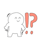 ニコニコしてるふざけた白いやつ（個別スタンプ：8）