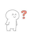 ニコニコしてるふざけた白いやつ（個別スタンプ：9）