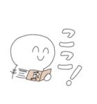 ニコニコしてるふざけた白いやつ（個別スタンプ：19）