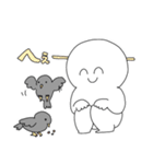 ニコニコしてるふざけた白いやつ（個別スタンプ：24）