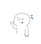 ニコニコしてるふざけた白いやつ（個別スタンプ：38）