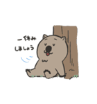 ウォンバットのひめぞう2（個別スタンプ：13）