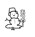 雪だるますたんぷ（個別スタンプ：2）