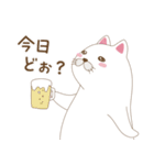 しろねこさん日常会話スタンプ（個別スタンプ：11）