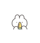 ゆるゆるうさちゃん（文字なし）（個別スタンプ：2）