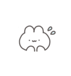 ゆるゆるうさちゃん（文字なし）（個別スタンプ：7）