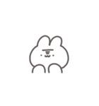 ゆるゆるうさちゃん（文字なし）（個別スタンプ：8）
