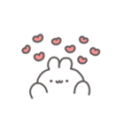 ゆるゆるうさちゃん（文字なし）（個別スタンプ：10）