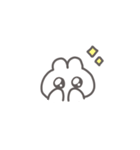 ゆるゆるうさちゃん（文字なし）（個別スタンプ：12）