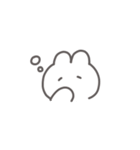 ゆるゆるうさちゃん（文字なし）（個別スタンプ：13）