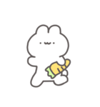 ゆるゆるうさちゃん（文字なし）（個別スタンプ：15）