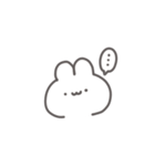 ゆるゆるうさちゃん（文字なし）（個別スタンプ：16）