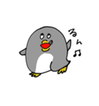 ゆるいペンギン おペペぺペンペン（個別スタンプ：3）