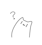 よくわからないゆるいねこ（個別スタンプ：6）