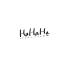 日常会話English(筆ペン)（個別スタンプ：4）