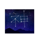 夜空の星メッセージ（個別スタンプ：20）