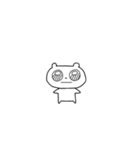 ゆるいてきとうくま。（個別スタンプ：1）