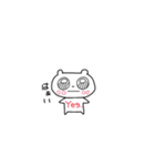 ゆるいてきとうくま。（個別スタンプ：18）