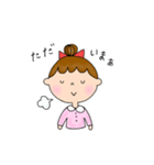 使いやすい！かわいい女の子スタンプ（個別スタンプ：3）