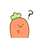 ゆるくてかわいいにんじん（個別スタンプ：19）