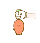 ゆるくてかわいいにんじん（個別スタンプ：21）