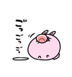 ポップなうさぎちゃん（個別スタンプ：5）
