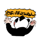 謎なテンションのパンダ（個別スタンプ：34）