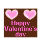 【 Happy Valentine's day バレンタイン 】（個別スタンプ：3）