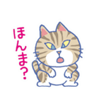 やさぐれ猫の日常スタンプ/キジトラver,（個別スタンプ：12）