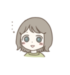 ほっこりおんなのこ。3（個別スタンプ：1）