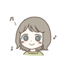 ほっこりおんなのこ。3（個別スタンプ：4）