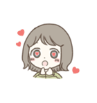 ほっこりおんなのこ。3（個別スタンプ：5）