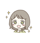ほっこりおんなのこ。3（個別スタンプ：7）