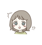 ほっこりおんなのこ。3（個別スタンプ：8）