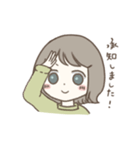 ほっこりおんなのこ。3（個別スタンプ：11）