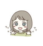 ほっこりおんなのこ。3（個別スタンプ：18）
