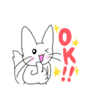 しょぼーんな絵文字ねこスタンプ（個別スタンプ：1）
