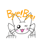 しょぼーんな絵文字ねこスタンプ（個別スタンプ：7）