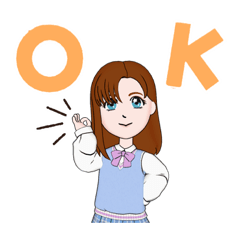 [LINEスタンプ] くうちゃんあいらぶの画像（メイン）