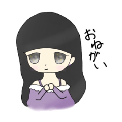 [LINEスタンプ] 女の子のステッカースタンプ