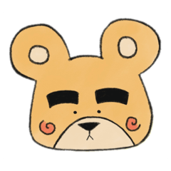 [LINEスタンプ] 初めまして。太眉クマです。