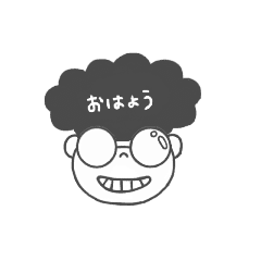 [LINEスタンプ] あふろとめがね☆