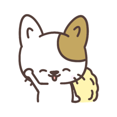 [LINEスタンプ] わたがしねこのわたにゃん 2