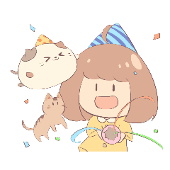 [LINEスタンプ] ぽよちゃんのぽよぽよな日々